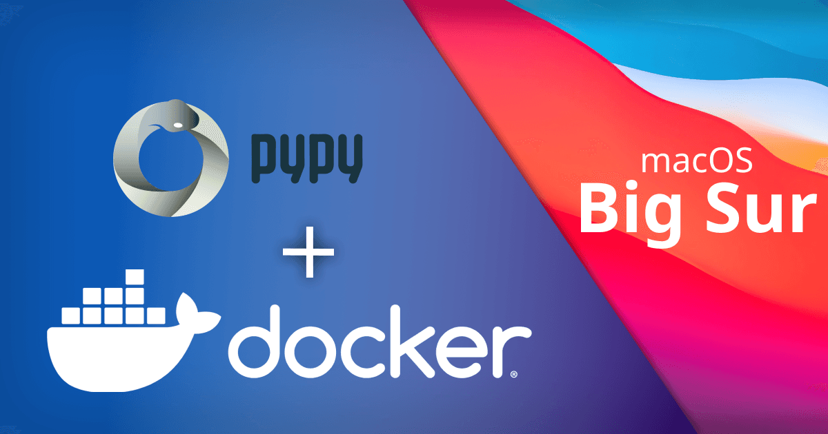 How to make pypy work on macOS Big Sur